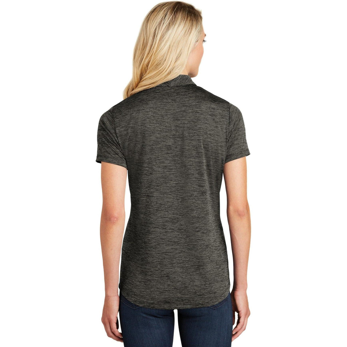 no-logo Sport-Tek Women's PosiCharge Electric Heather Polo-Regular-Sport-Tek-Thread Logic