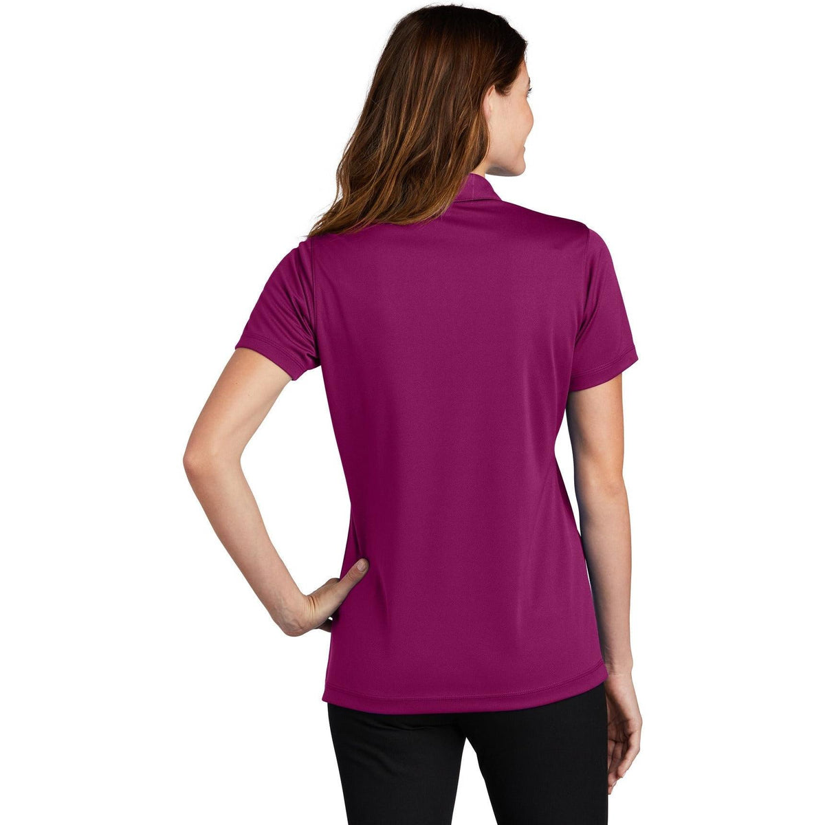 no-logo Sport-Tek Ladies PosiCharge Micro-Mesh Polo-Regular-Sport-Tek-Thread Logic
