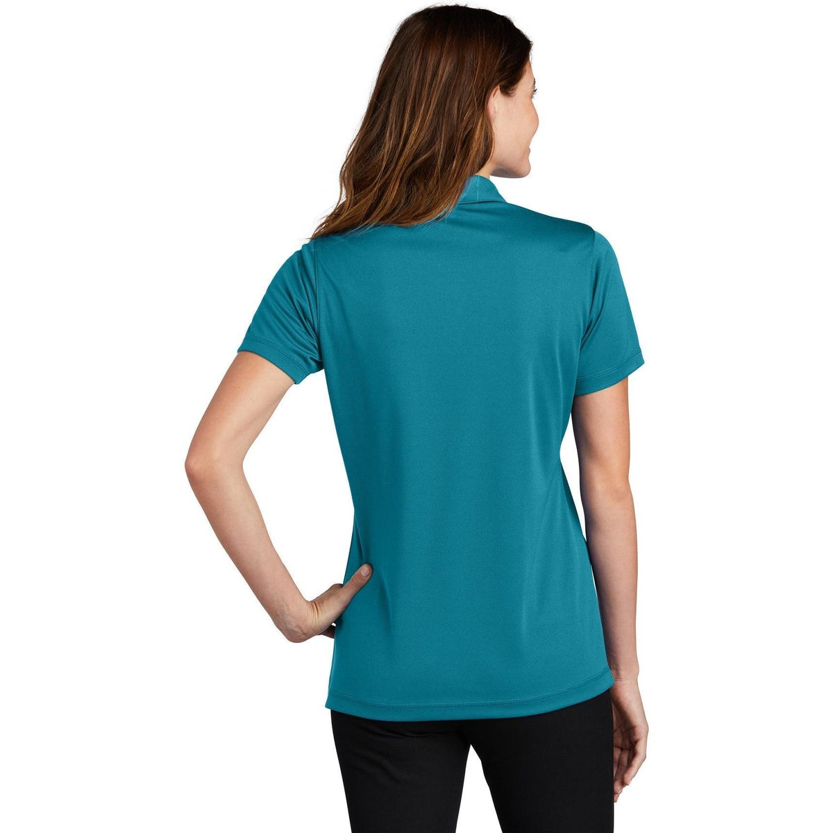 no-logo Sport-Tek Ladies PosiCharge Micro-Mesh Polo-Regular-Sport-Tek-Thread Logic