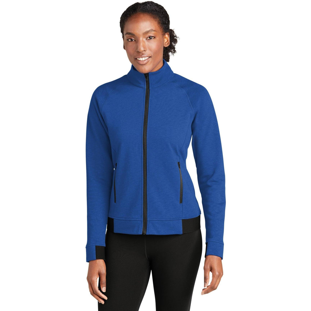 no-logo  Sport-Tek Ladies PosiCharge Strive Full-Zip-Regular-Sport-Tek-True Royal-XS-Thread Logic