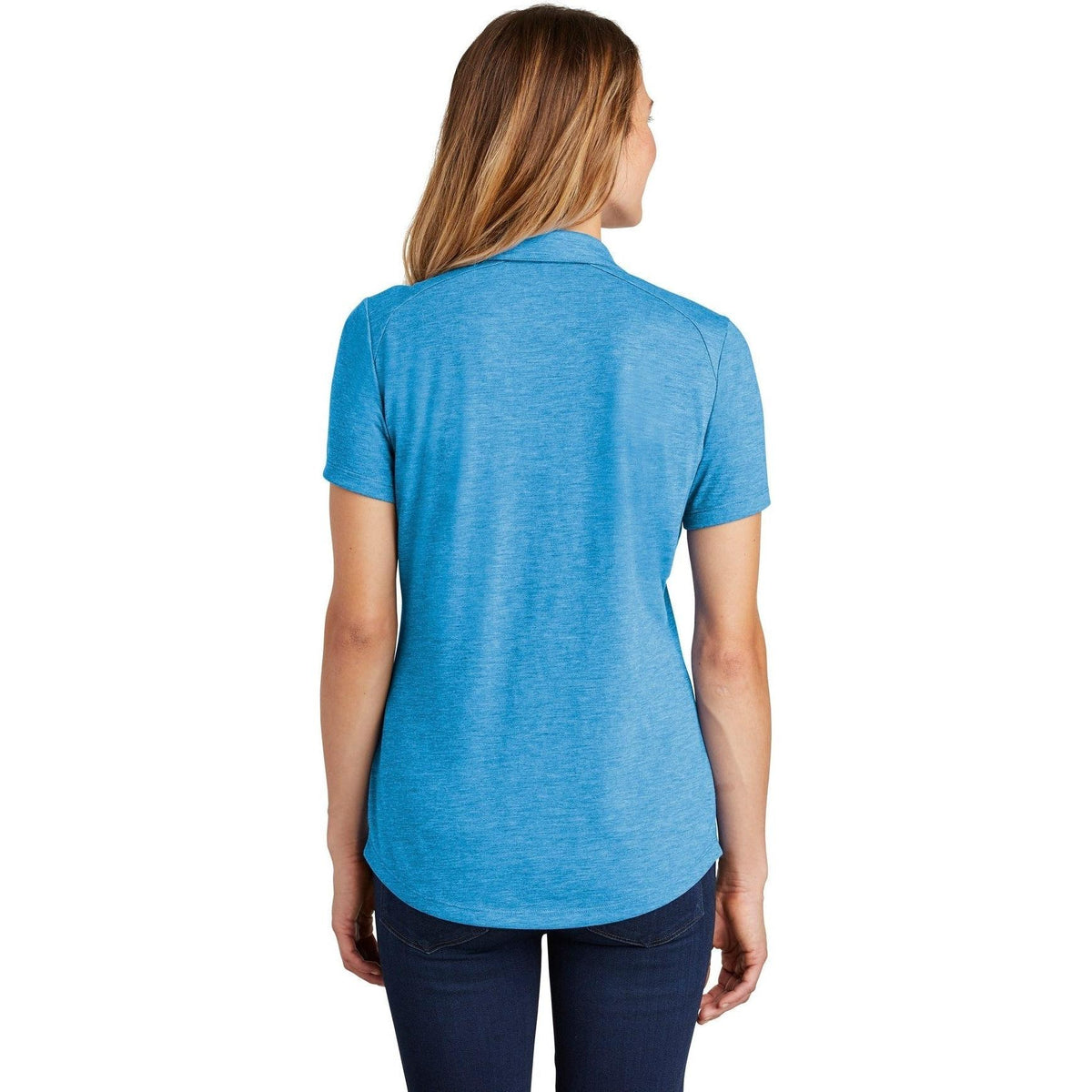 no-logo Sport-Tek Women's PosiCharge Tri-Blend Wicking Polo-Regular-Sport-Tek-Thread Logic