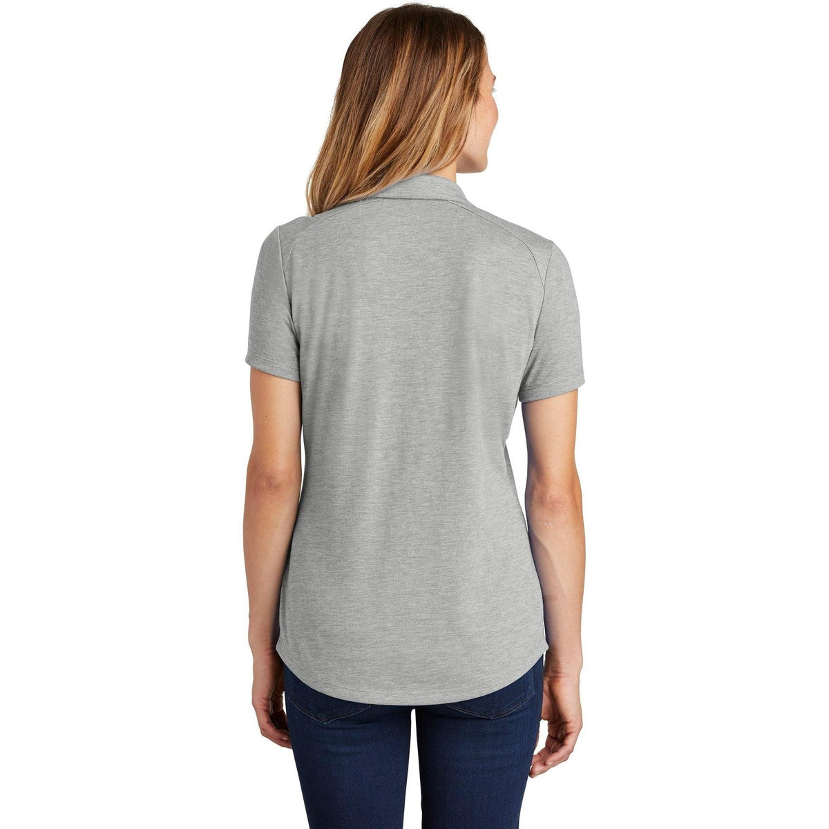 no-logo Sport-Tek Women's PosiCharge Tri-Blend Wicking Polo-Regular-Sport-Tek-Thread Logic