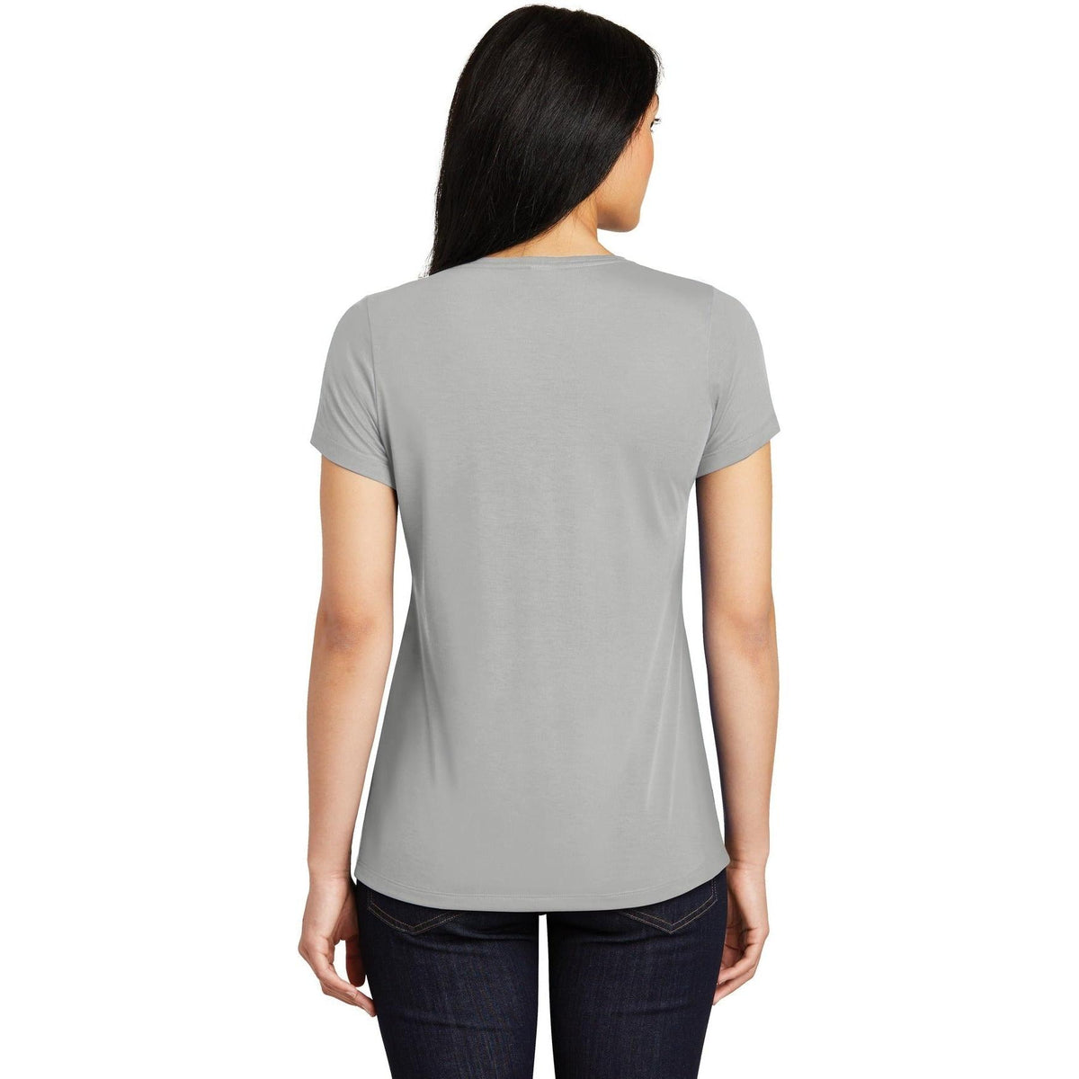no-logo Sport-Tek Ladies Posicharge Competitor Cotton Touch Scoop Neck Tee-Regular-Sport-Tek-Thread Logic