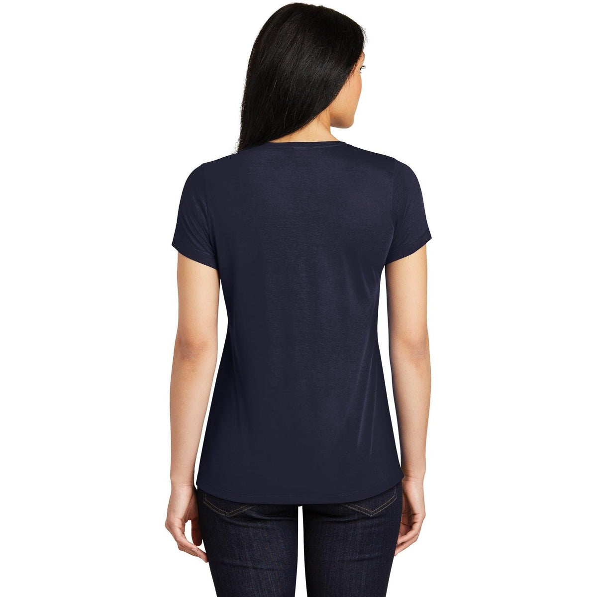 no-logo Sport-Tek Ladies Posicharge Competitor Cotton Touch Scoop Neck Tee-Regular-Sport-Tek-Thread Logic