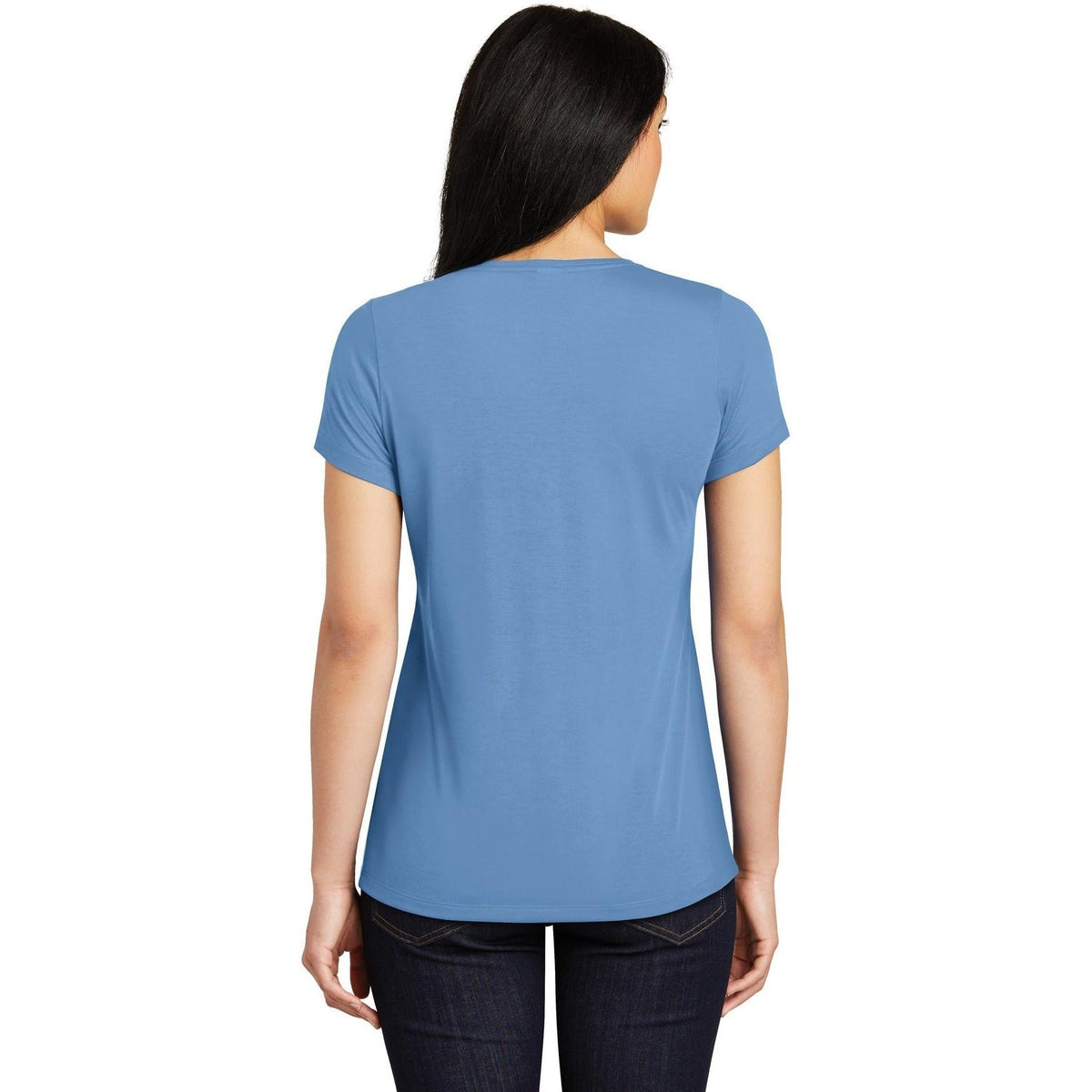 no-logo Sport-Tek Ladies Posicharge Competitor Cotton Touch Scoop Neck Tee-Regular-Sport-Tek-Thread Logic