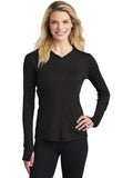  Sport-Tek Ladies Posicharge Competitor Hooded Pullover-Regular-Sport-Tek-Black-S-Thread Logic