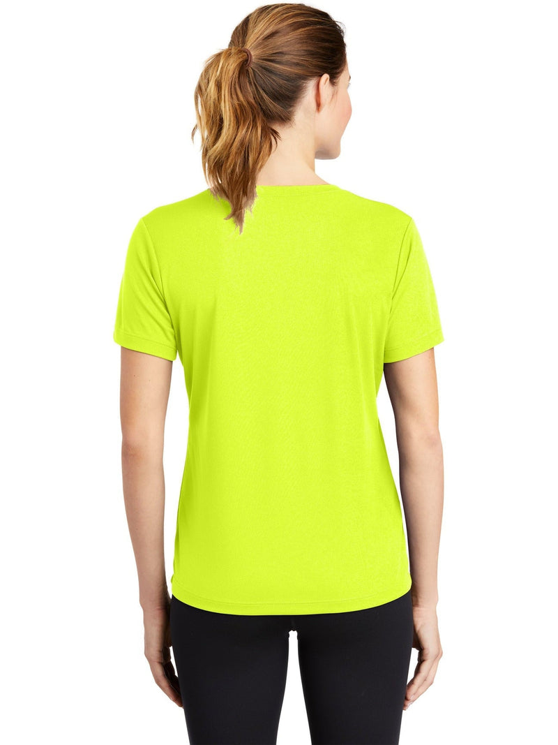 no-logo Sport-Tek Ladies Posicharge Racermesh V-Neck Tee-Regular-Sport-Tek-Thread Logic