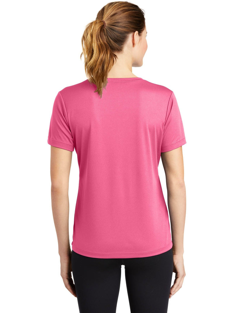 no-logo Sport-Tek Ladies Posicharge Racermesh V-Neck Tee-Regular-Sport-Tek-Thread Logic