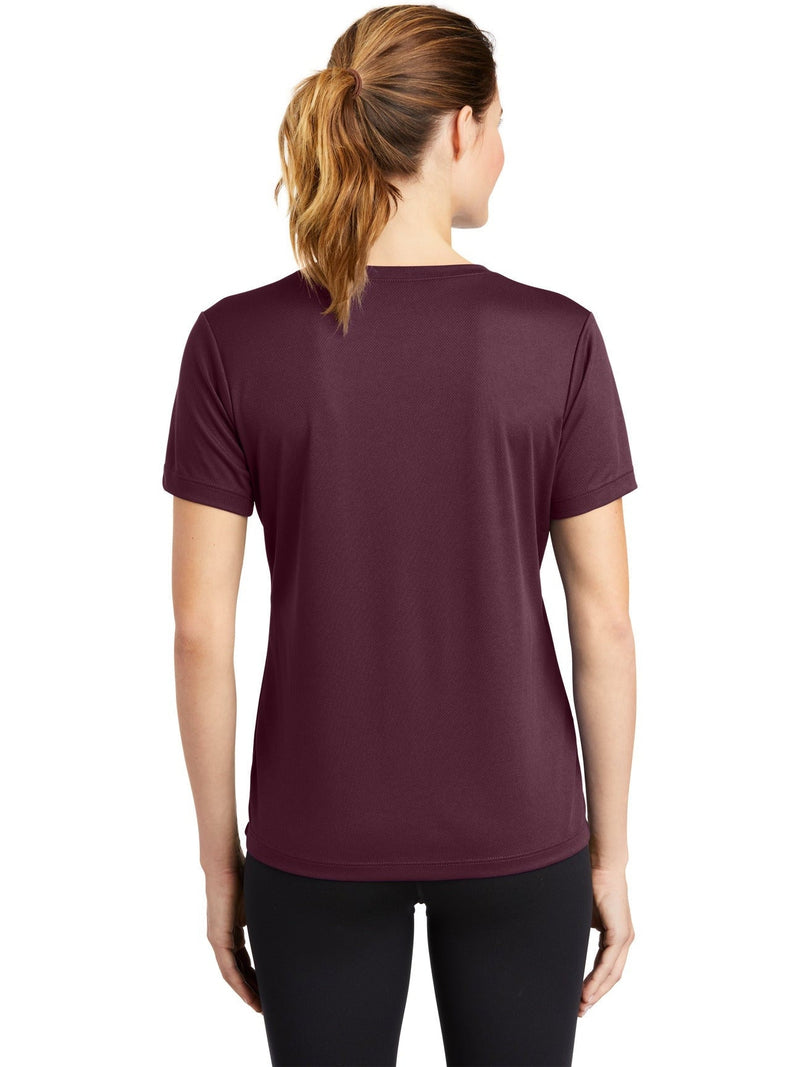 no-logo Sport-Tek Ladies Posicharge Racermesh V-Neck Tee-Regular-Sport-Tek-Thread Logic