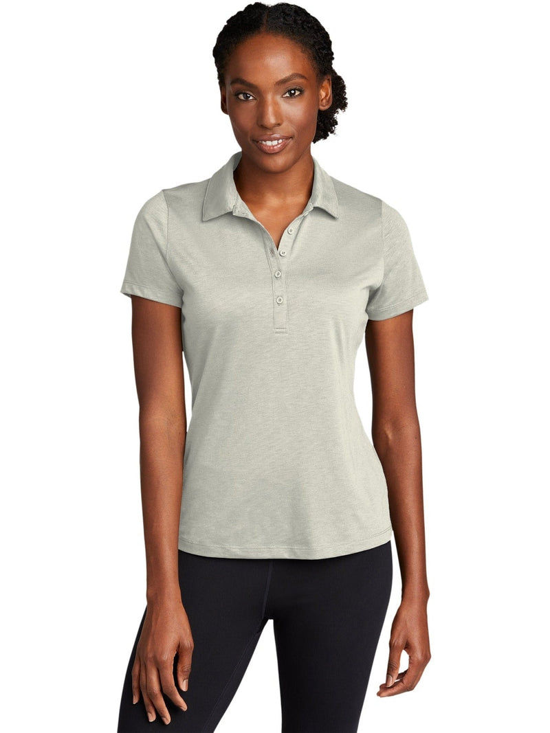  Sport-Tek Ladies Posicharge Strive Polo-Regular-Sport-Tek-Silver-S-Thread Logic