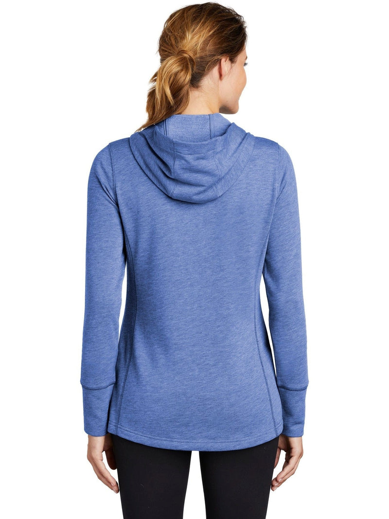 no-logo Sport-Tek Ladies Posicharge Tri-Blend Wicking Fleece Hooded Pullover-Regular-Sport-Tek-Thread Logic