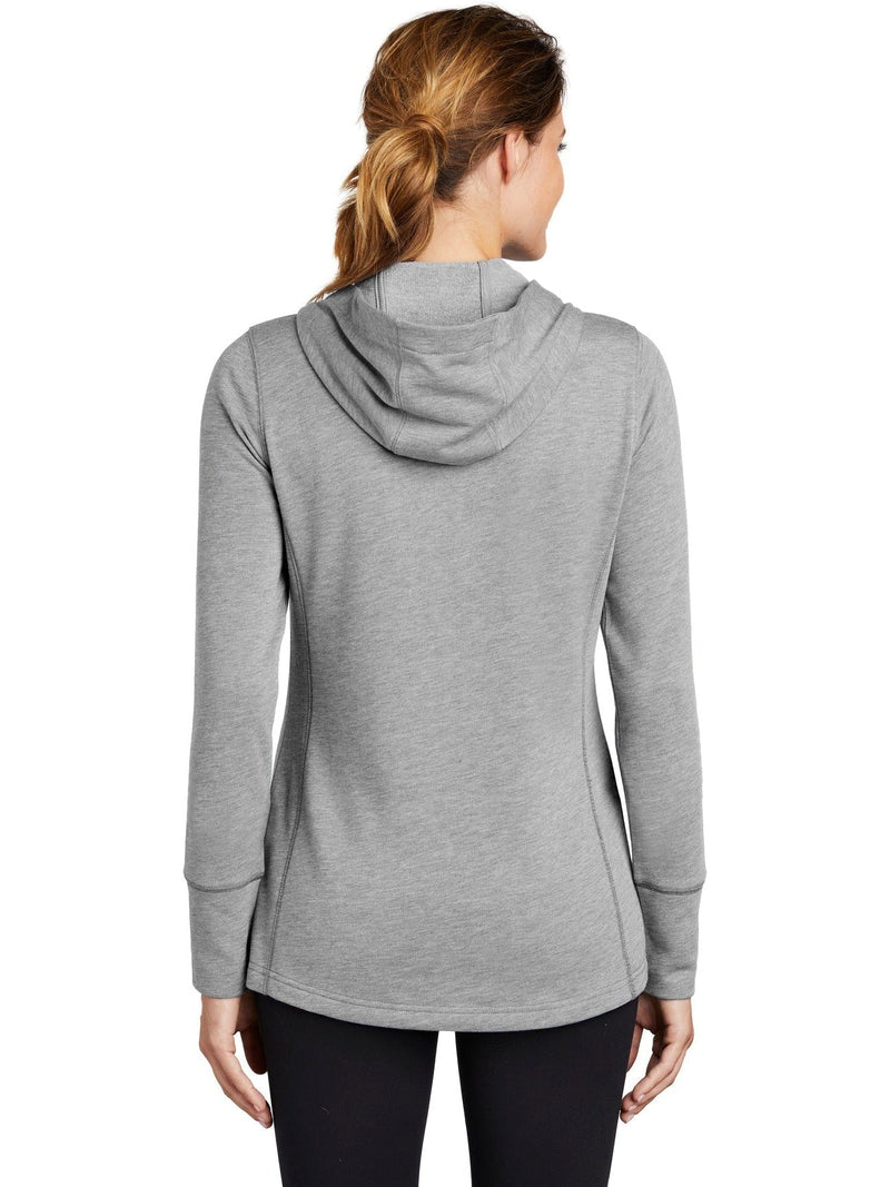 no-logo Sport-Tek Ladies Posicharge Tri-Blend Wicking Fleece Hooded Pullover-Regular-Sport-Tek-Thread Logic