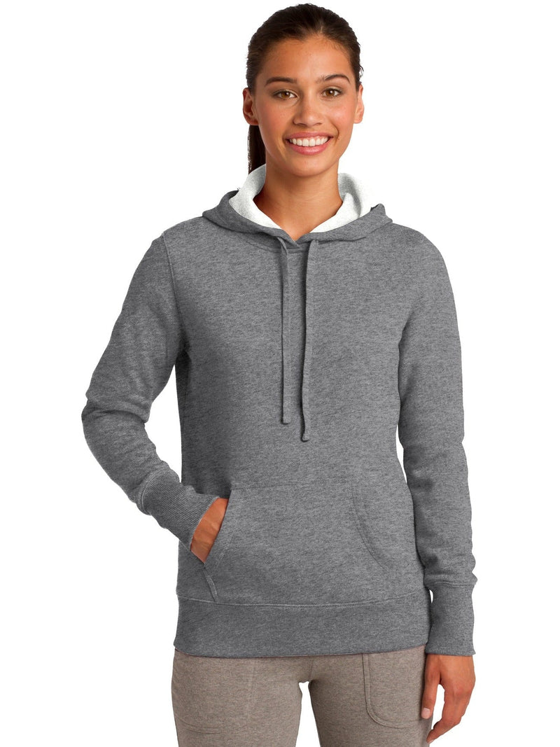  Sport-Tek Ladies Pullover Hooded Sweatshirt-Regular-Sport-Tek-Vintage Heather-XS-Thread Logic