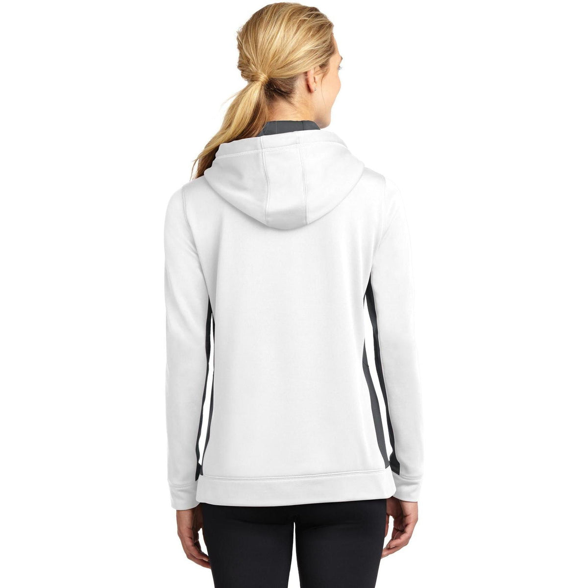 no-logo Sport-Tek Women's Sport-Wick Fleece Colorblock Hooded-Hoodies-Sport-Tek-Thread Logic