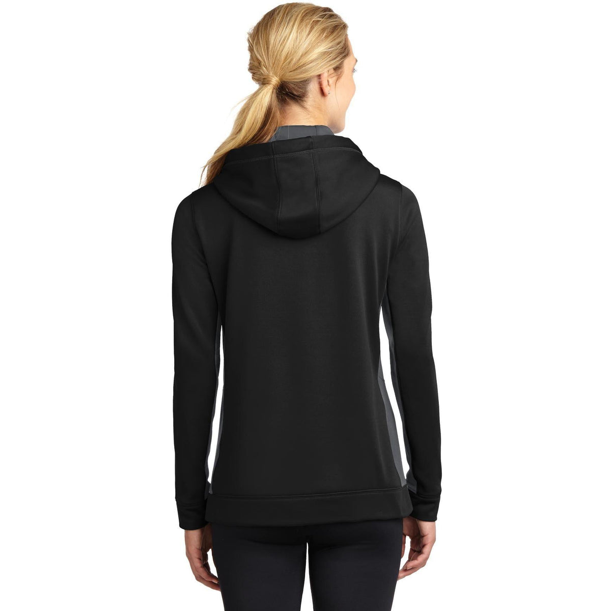 no-logo Sport-Tek Women's Sport-Wick Fleece Colorblock Hooded-Hoodies-Sport-Tek-Thread Logic