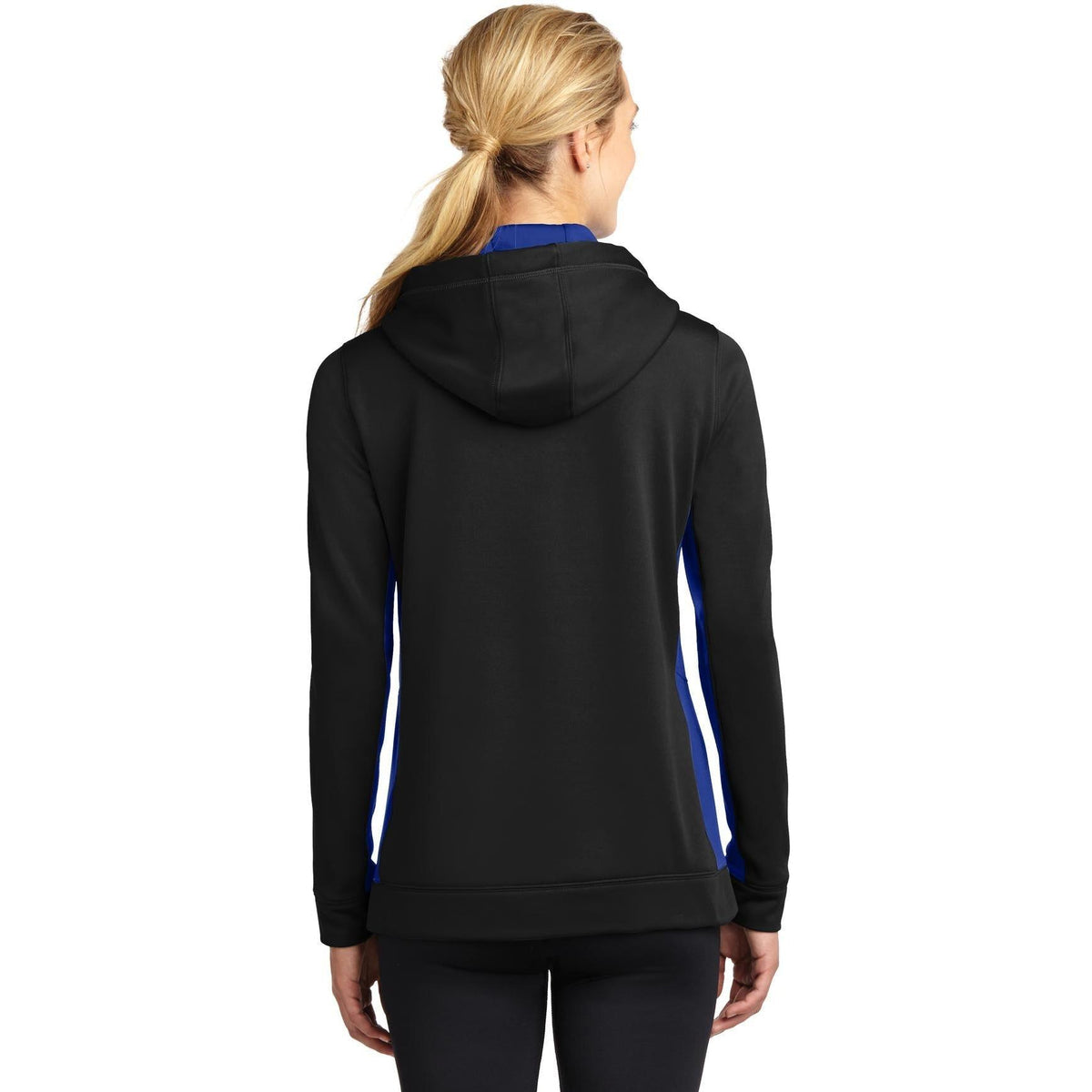 no-logo Sport-Tek Women's Sport-Wick Fleece Colorblock Hooded-Hoodies-Sport-Tek-Thread Logic
