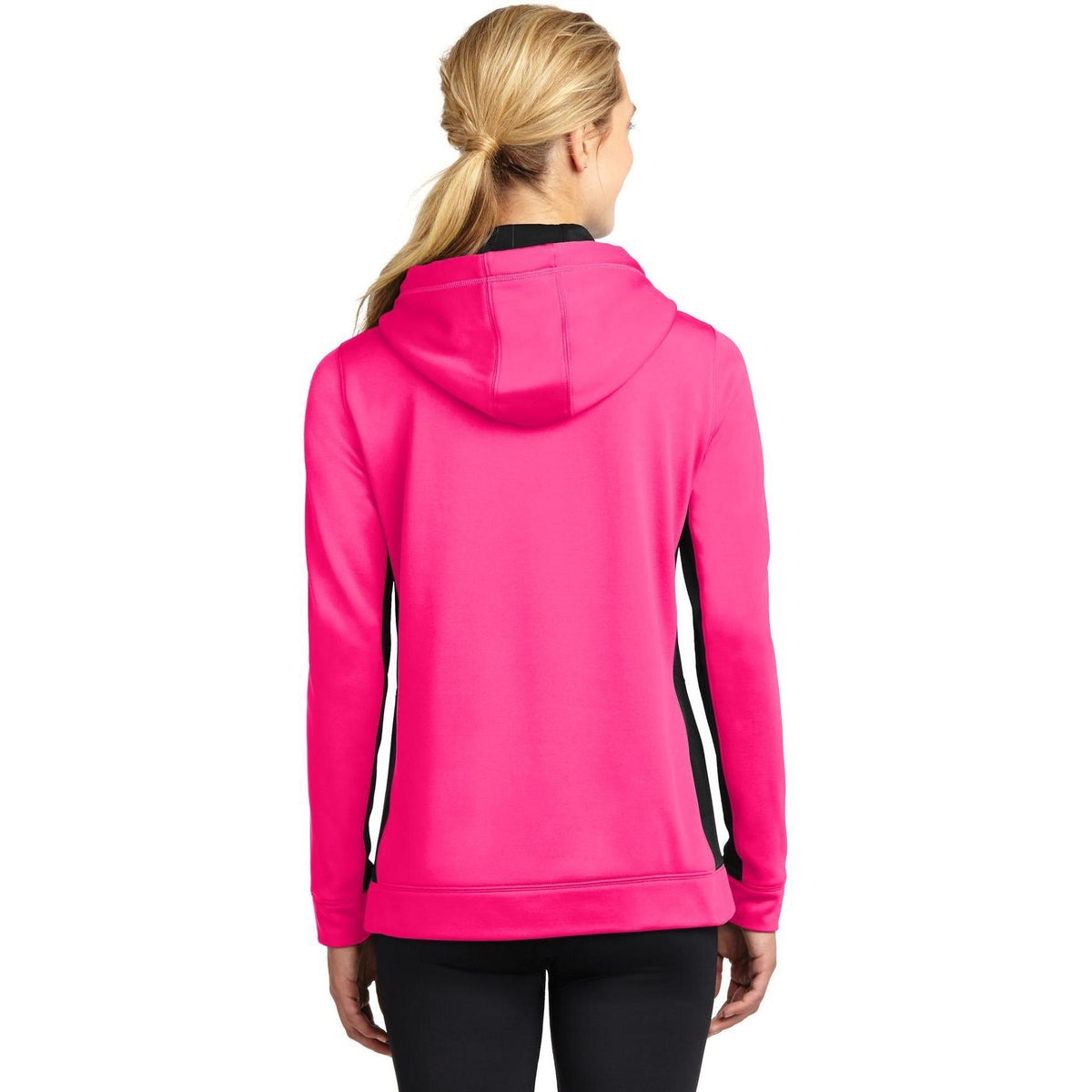 no-logo Sport-Tek Women's Sport-Wick Fleece Colorblock Hooded-Hoodies-Sport-Tek-Thread Logic