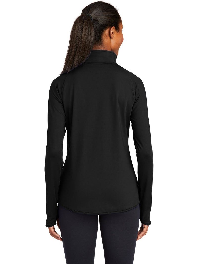 no-logo Sport-Tek Ladies Sport-Wick Stretch 1/2-Zip-Regular-Sport-Tek-Thread Logic