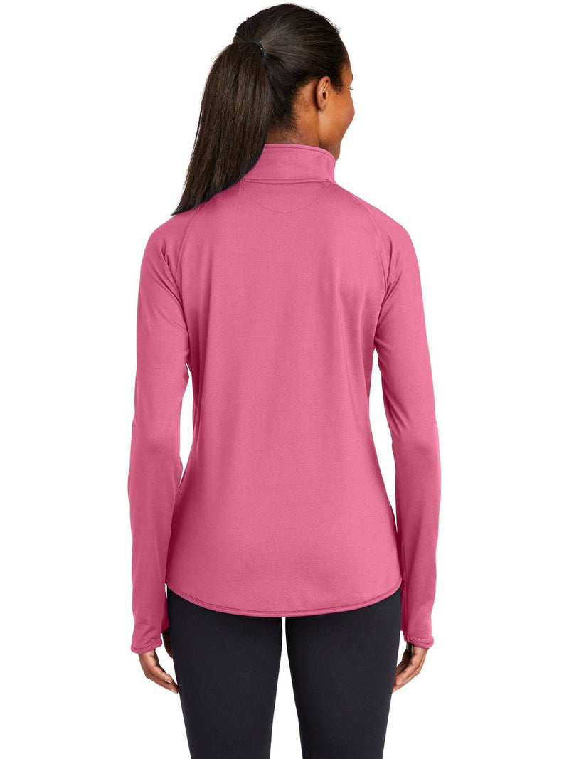 no-logo Sport-Tek Ladies Sport-Wick Stretch 1/2-Zip-Regular-Sport-Tek-Thread Logic