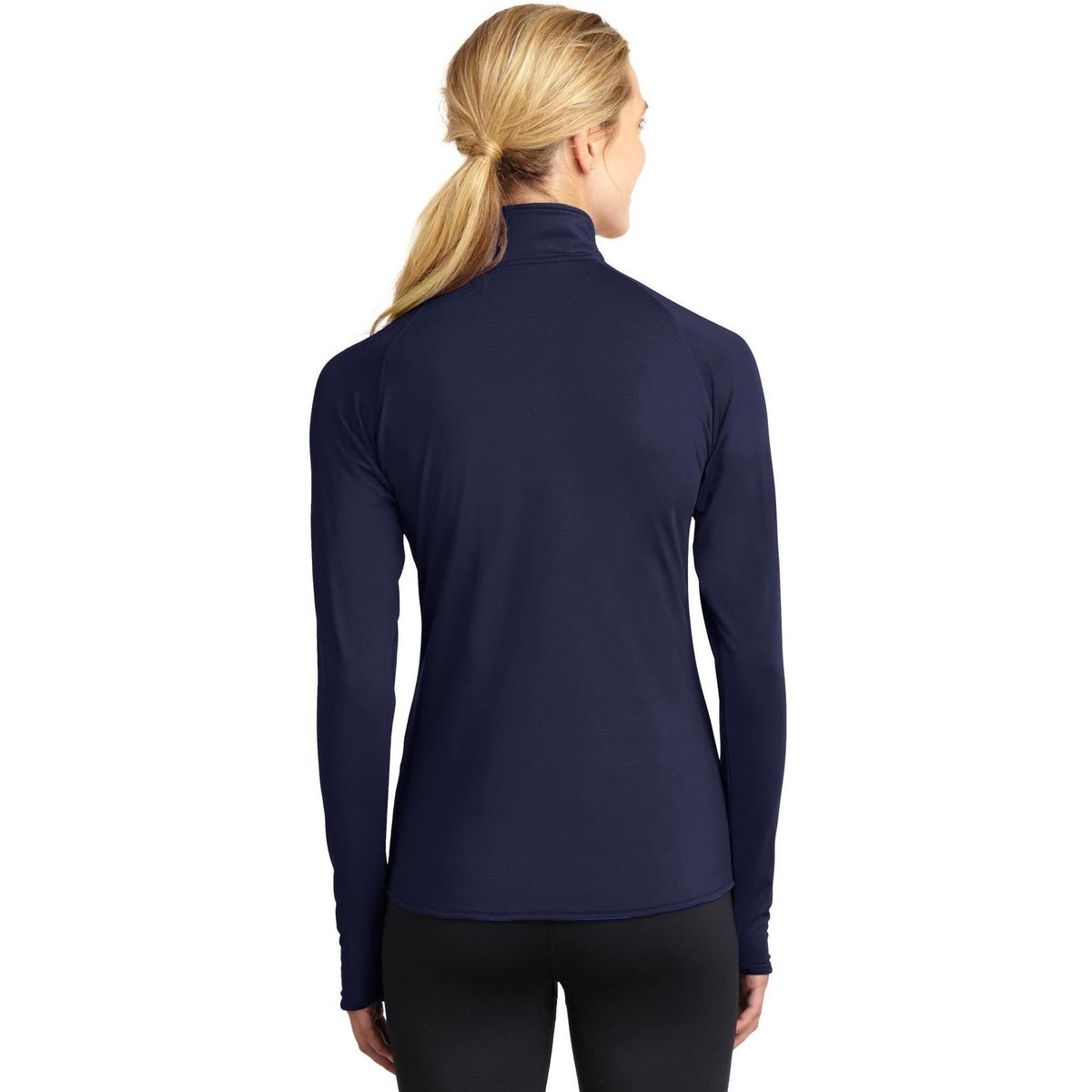 no-logo Sport-Tek Women's Sport-Wick Stretch 1/2-Zip-Quarter Zips-Sport-Tek-Thread Logic