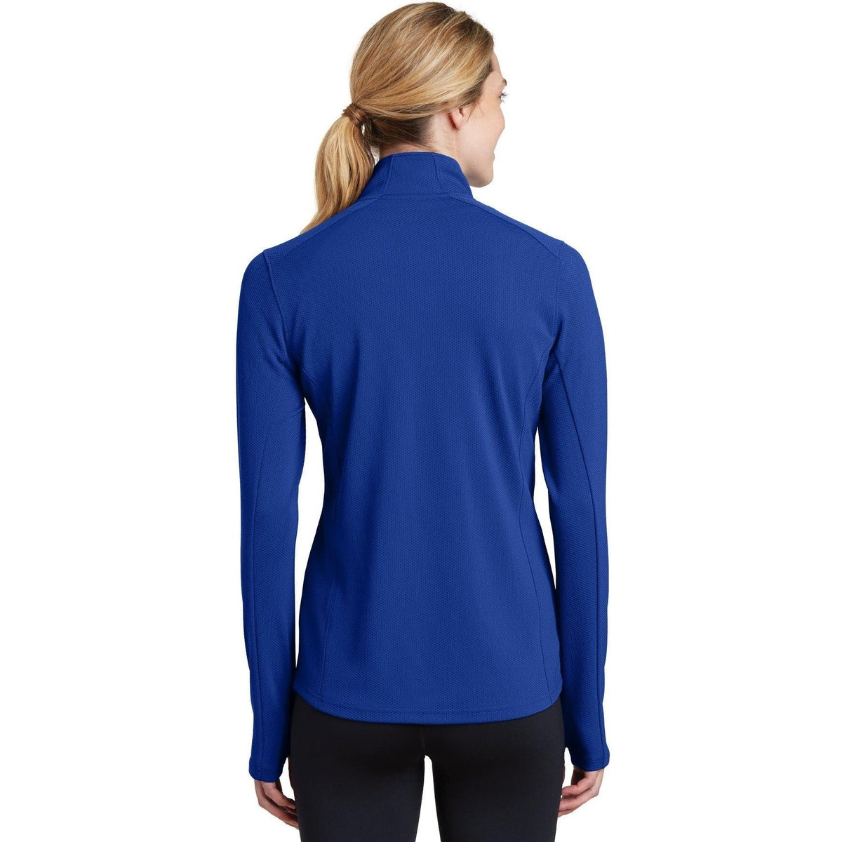 no-logo Sport-Tek Ladies Sport-Wick Textured 1/4-Zip Pullover-Regular-Sport-Tek-Thread Logic