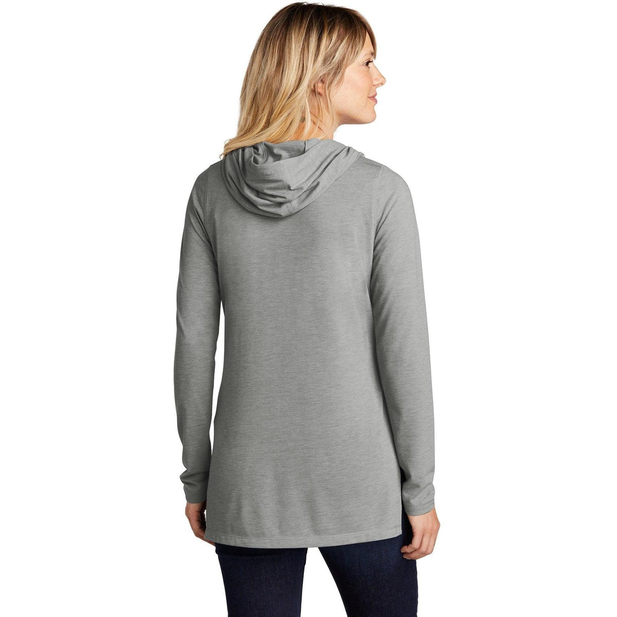 no-logo Sport-Tek Women's Tri-Blend Wicking Long Sleeve Hoodie-Hoodies-Sport-Tek-Thread Logic