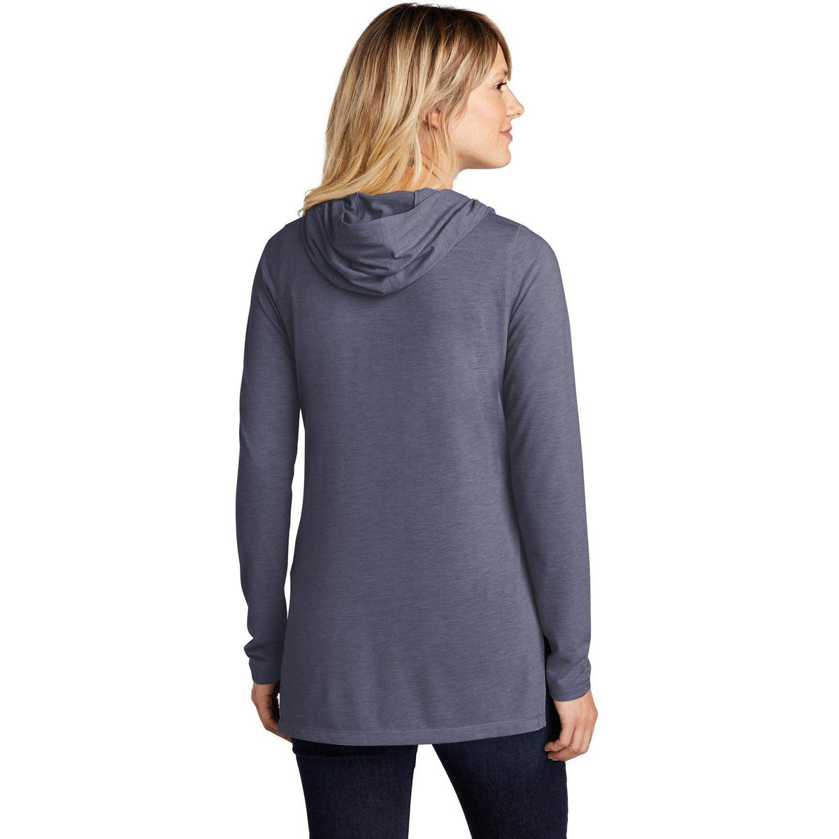 no-logo Sport-Tek Women's Tri-Blend Wicking Long Sleeve Hoodie-Hoodies-Sport-Tek-Thread Logic