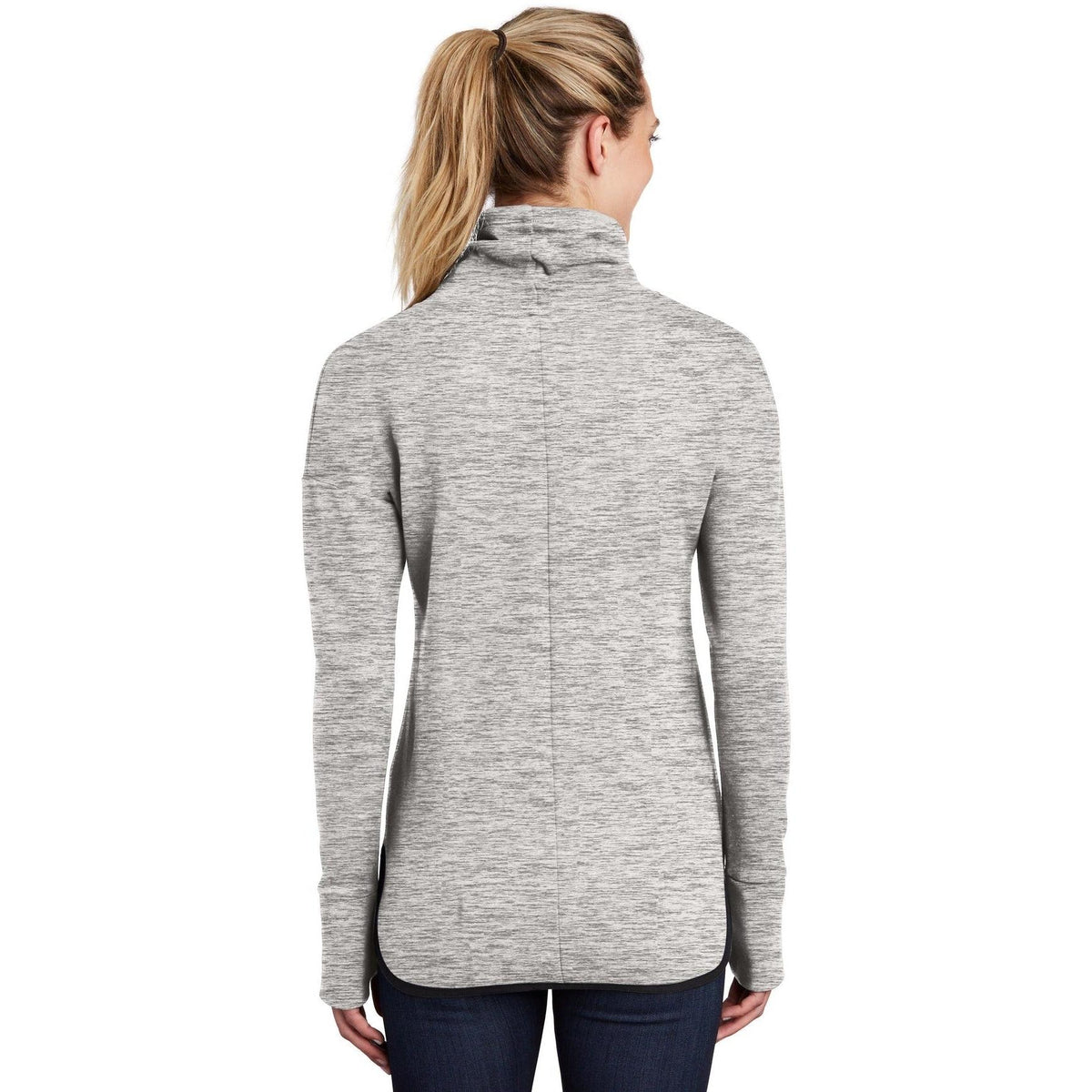 no-logo Sport-Tek Women's Triumph Cowl Neck Pullover-Regular-Sport-Tek-Thread Logic