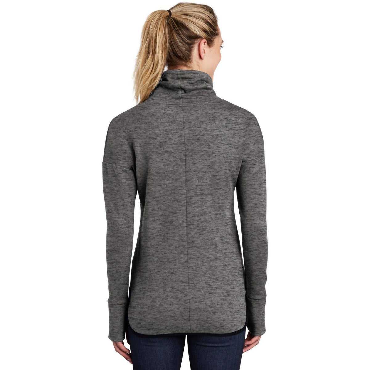 no-logo Sport-Tek Women's Triumph Cowl Neck Pullover-Regular-Sport-Tek-Thread Logic