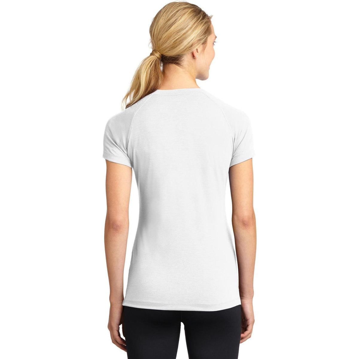 no-logo Sport-Tek Women's Ultimate Performance V-Neck-Polos-Sport-Tek-Thread Logic