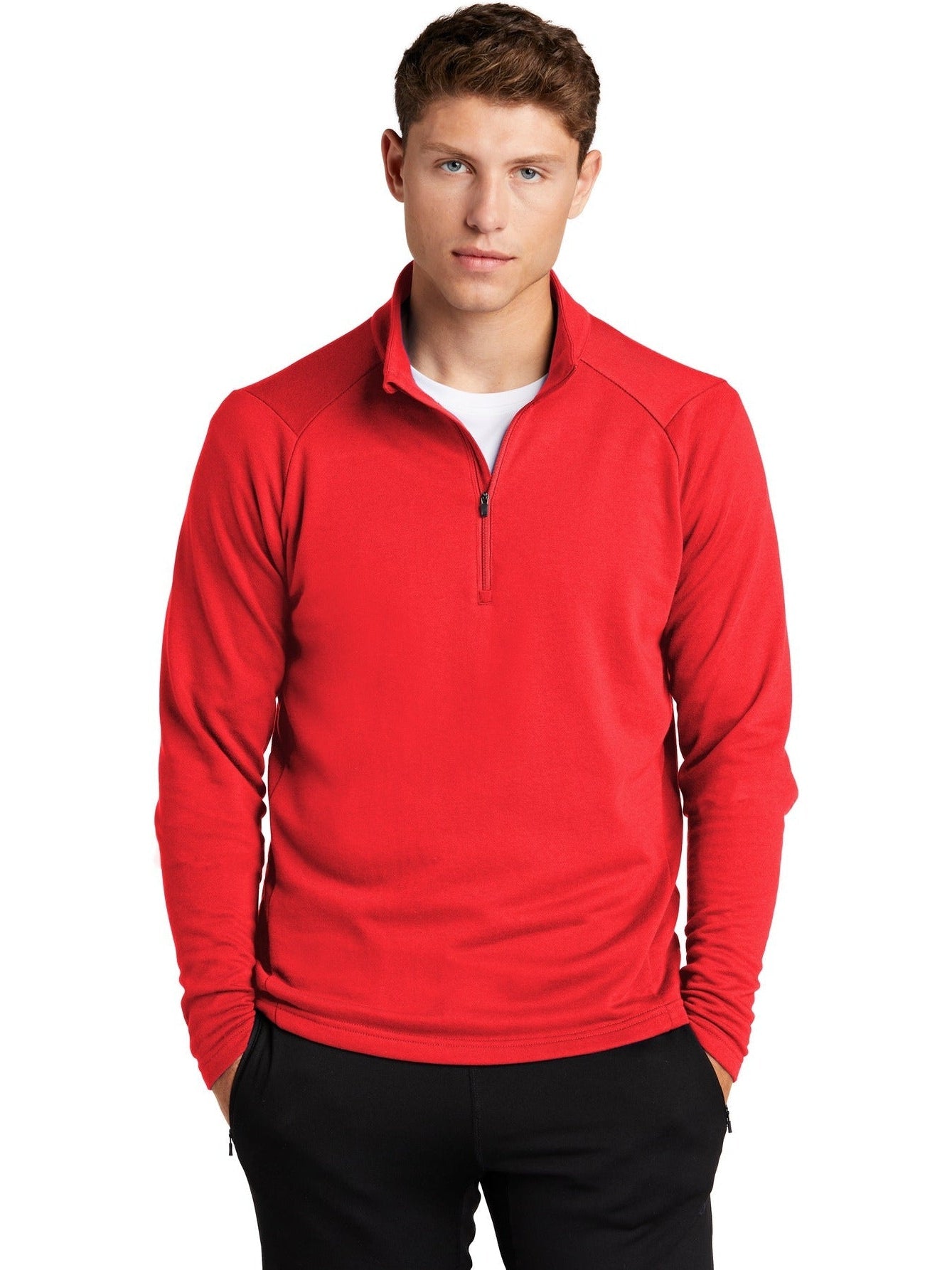 Sport Tek ST273 Quarter-Zip Pullover with Custom Embroidery