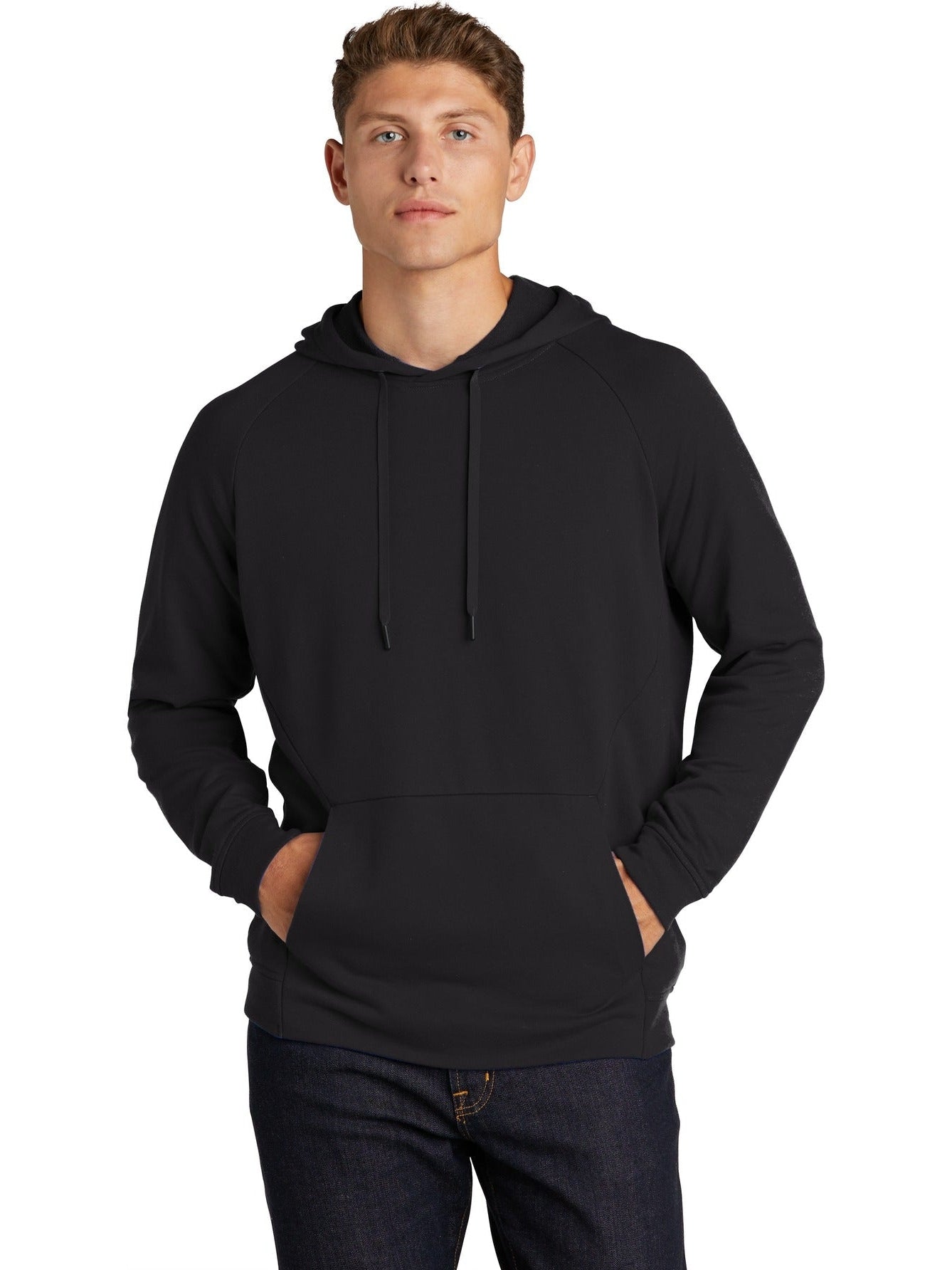  Sport-Tek Lightweight French Terry Pullover Hoodie-Regular-Sport-Tek-Black-S-Thread Logic