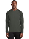  Sport-Tek Long Sleeve Digi Camo Tee-Regular-Sport-Tek-Black-S-Thread Logic