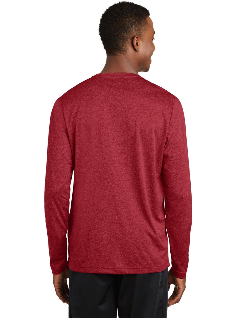 no-logo Sport-Tek Long Sleeve Heather Contender Tee-Regular-Sport-Tek-Thread Logic