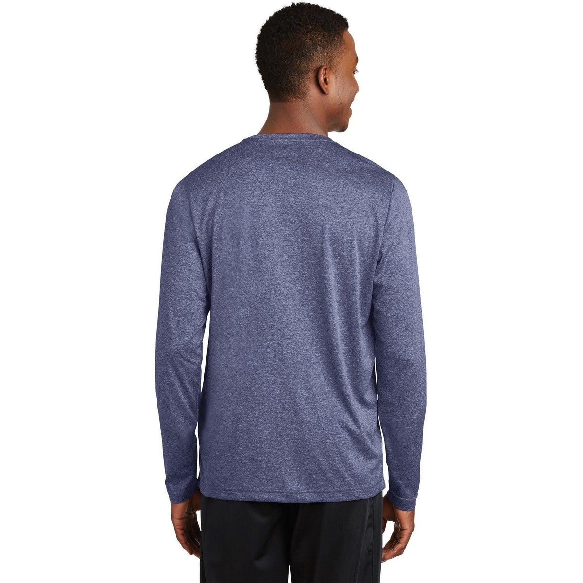 no-logo Sport-Tek Long Sleeve Heather Contender Tee-Regular-Sport-Tek-Thread Logic