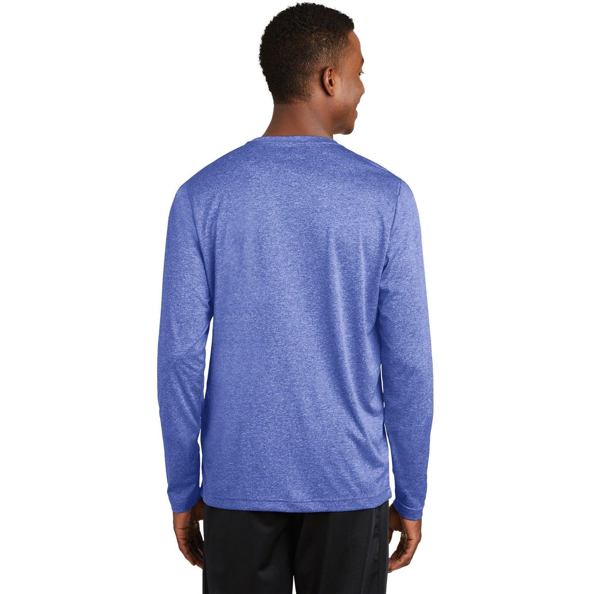 no-logo Sport-Tek Long Sleeve Heather Contender Tee-Regular-Sport-Tek-Thread Logic