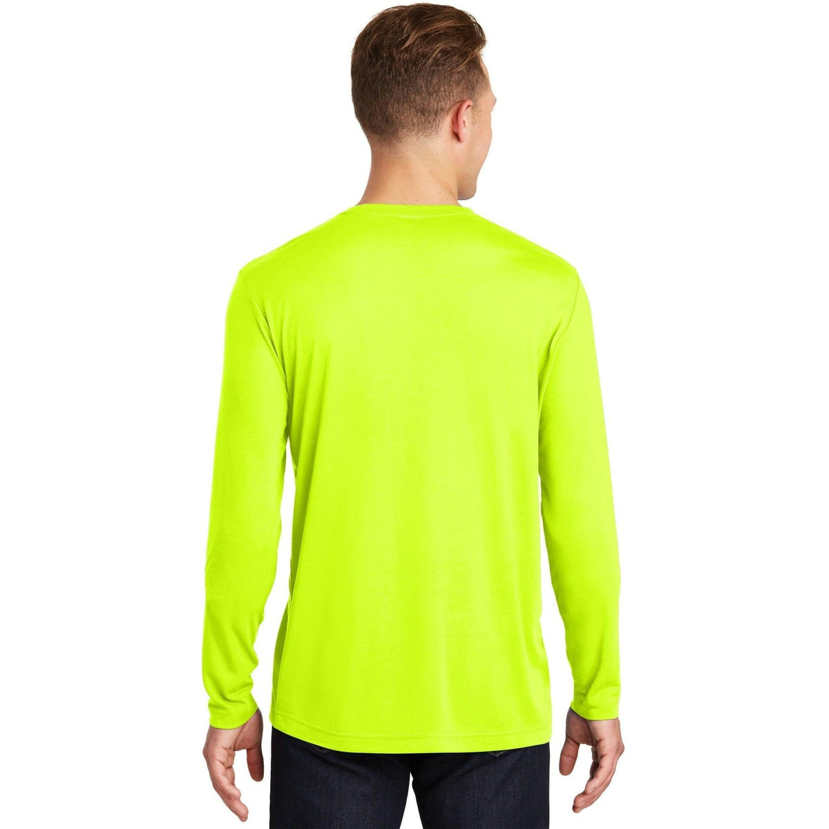 no-logo Sport-Tek Long Sleeve Posicharge Competitor Cotton Touch Tee-Regular-Sport-Tek-Thread Logic
