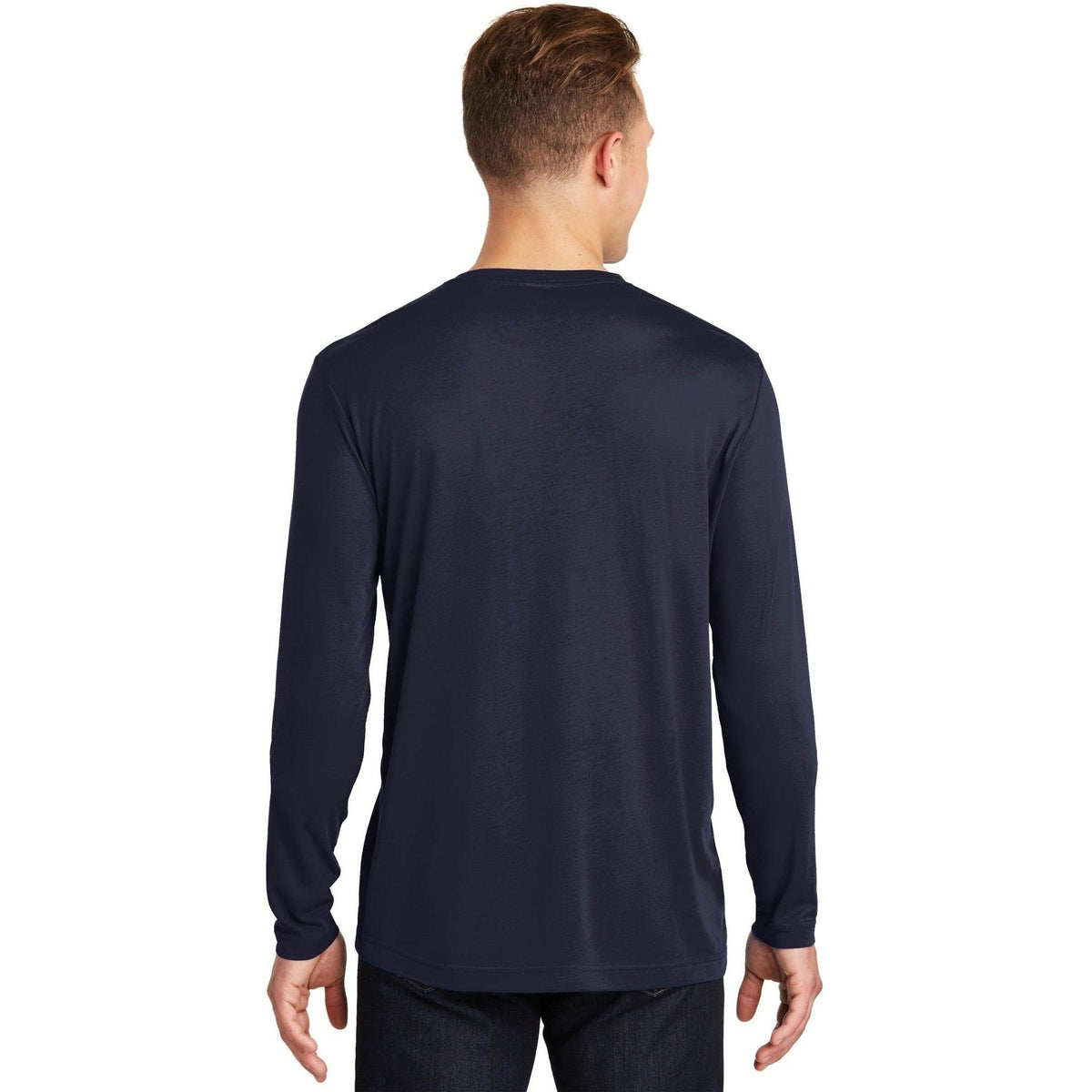 no-logo Sport-Tek Long Sleeve Posicharge Competitor Cotton Touch Tee-Regular-Sport-Tek-Thread Logic