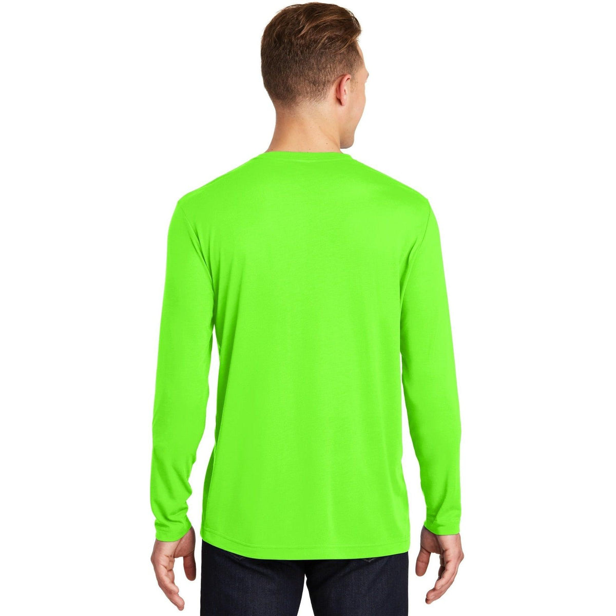 no-logo Sport-Tek Long Sleeve Posicharge Competitor Cotton Touch Tee-Regular-Sport-Tek-Thread Logic