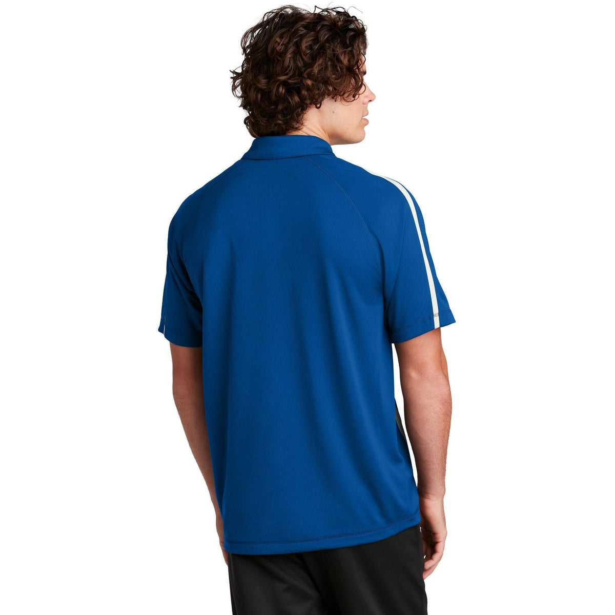no-logo Sport-Tek Micro-Mesh Colorblock Polo-Regular-Sport-Tek-Thread Logic