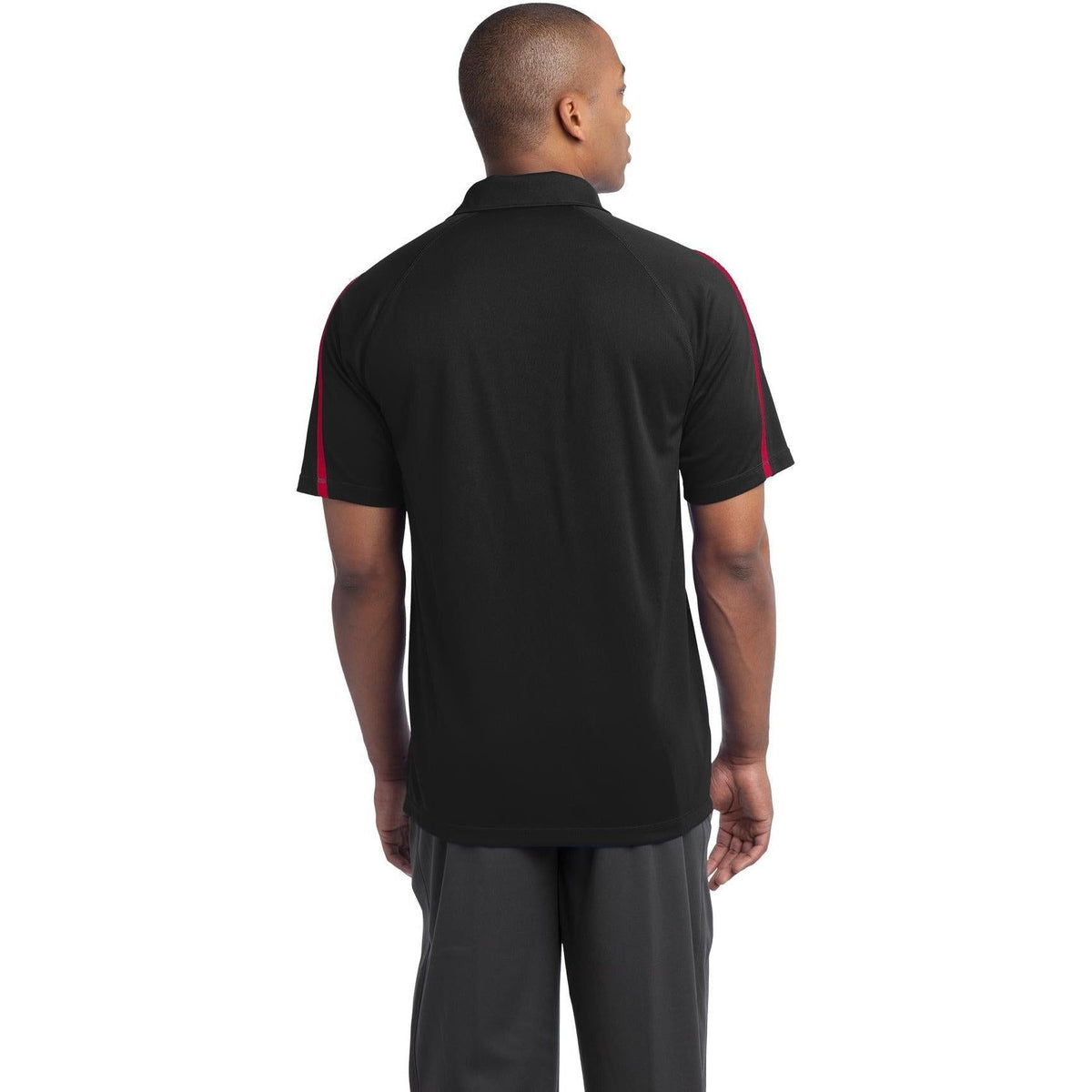 no-logo Sport-Tek Micro-Mesh Colorblock Polo-Regular-Sport-Tek-Thread Logic