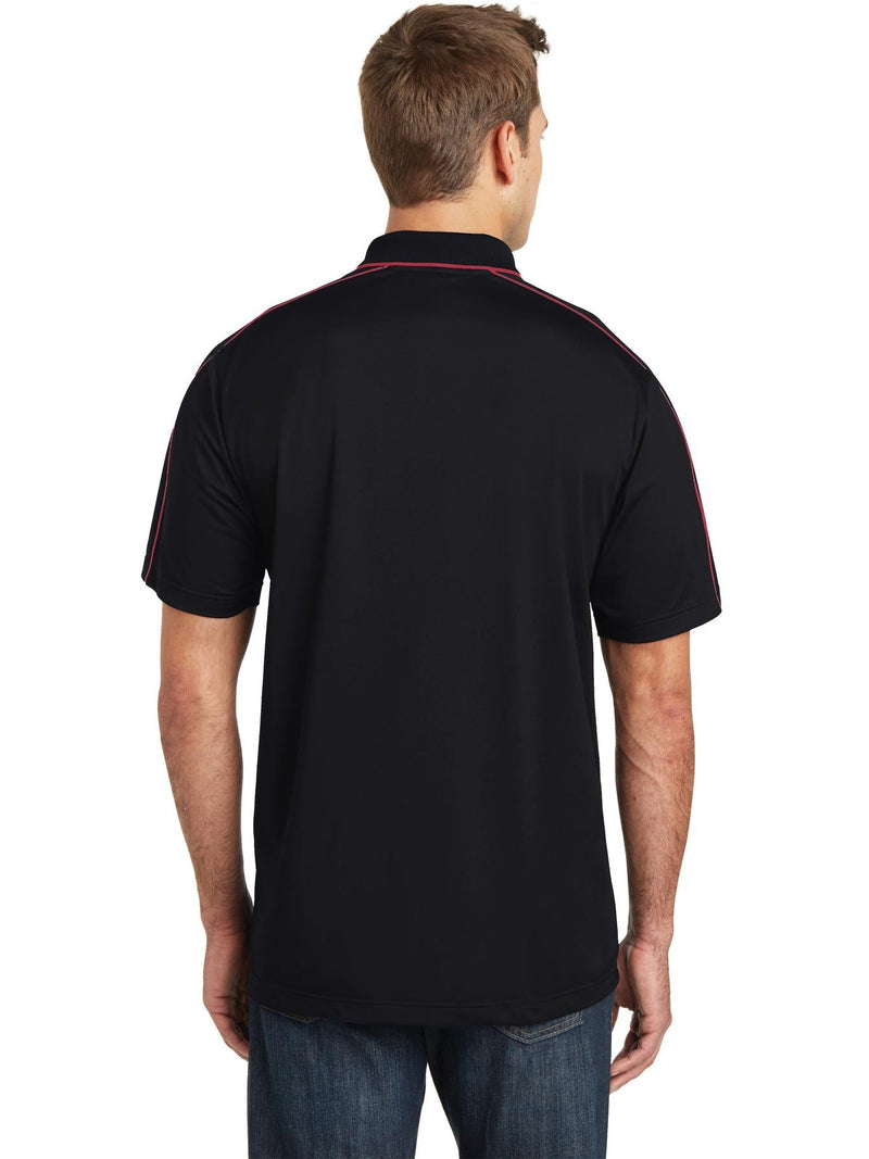 no-logo Sport-Tek Micropique Sport-Wick Piped Polo-Regular-Sport-Tek-Thread Logic