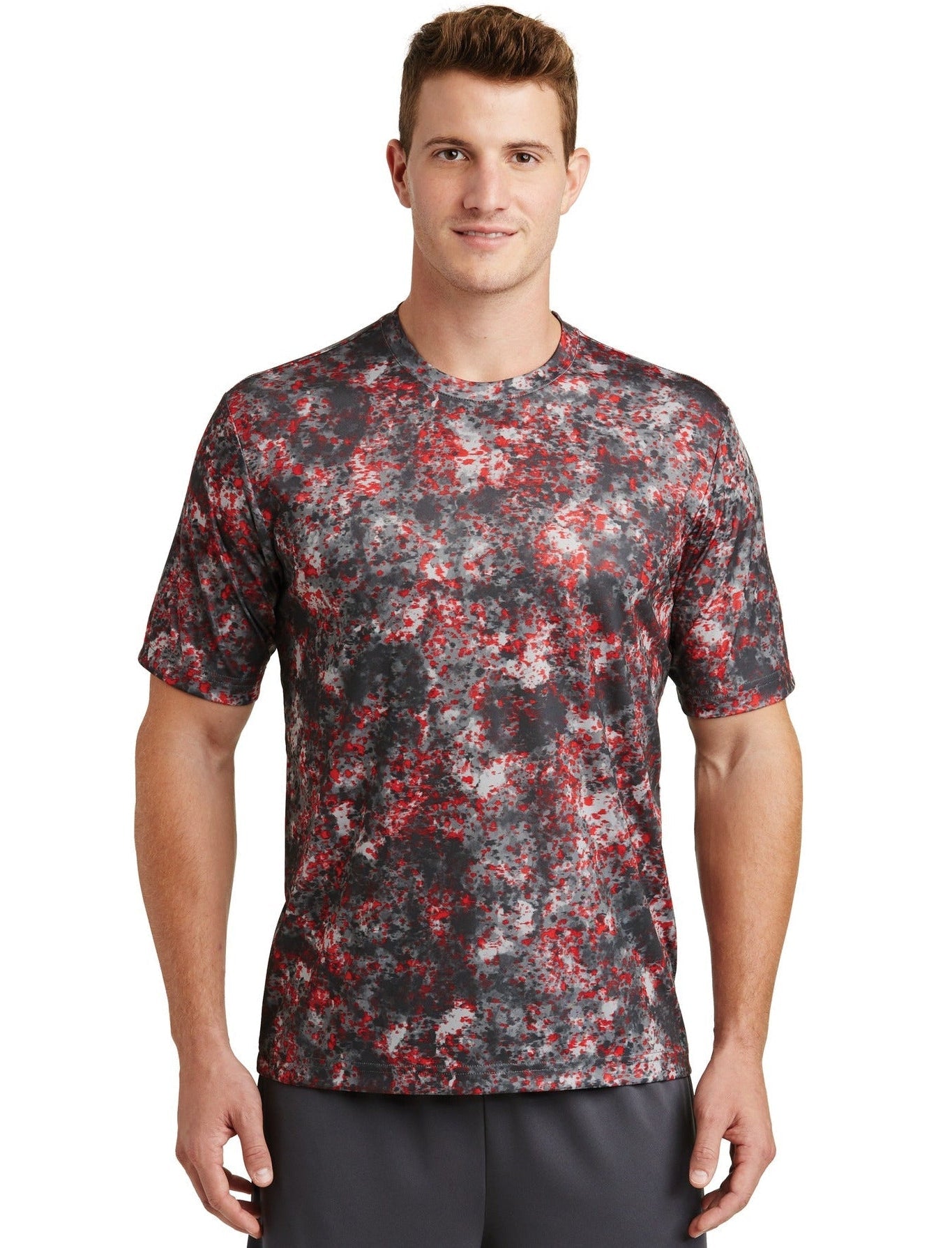  Sport-Tek Mineral Freeze Tee-Active-Sport-Tek-Deep Red-S-Thread Logic