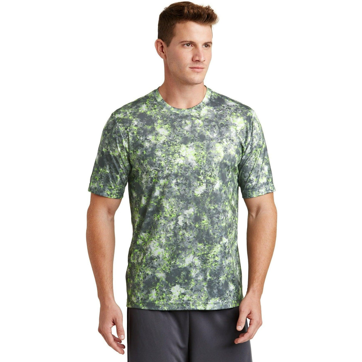no-logo  Sport-Tek Mineral Freeze Tee-Active-Sport-Tek-Lime Shock-S-Thread Logic