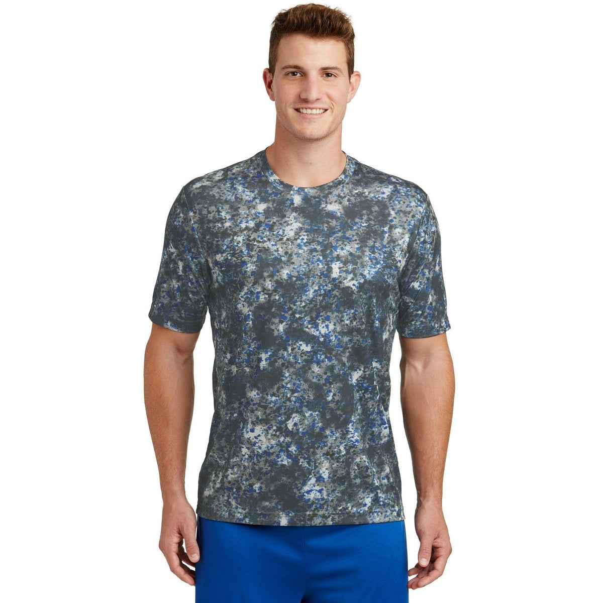 no-logo  Sport-Tek Mineral Freeze Tee-Active-Sport-Tek-True Royal-M-Thread Logic