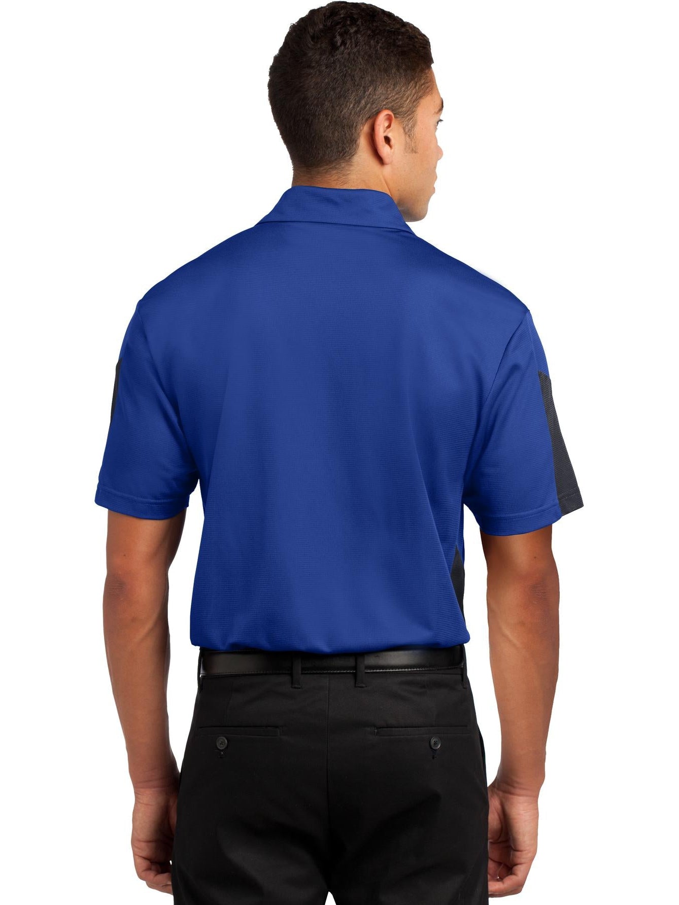 no-logo Sport-Tek PosiCharge Active Textured Colorblock Polo-Regular-Sport-Tek-Thread Logic