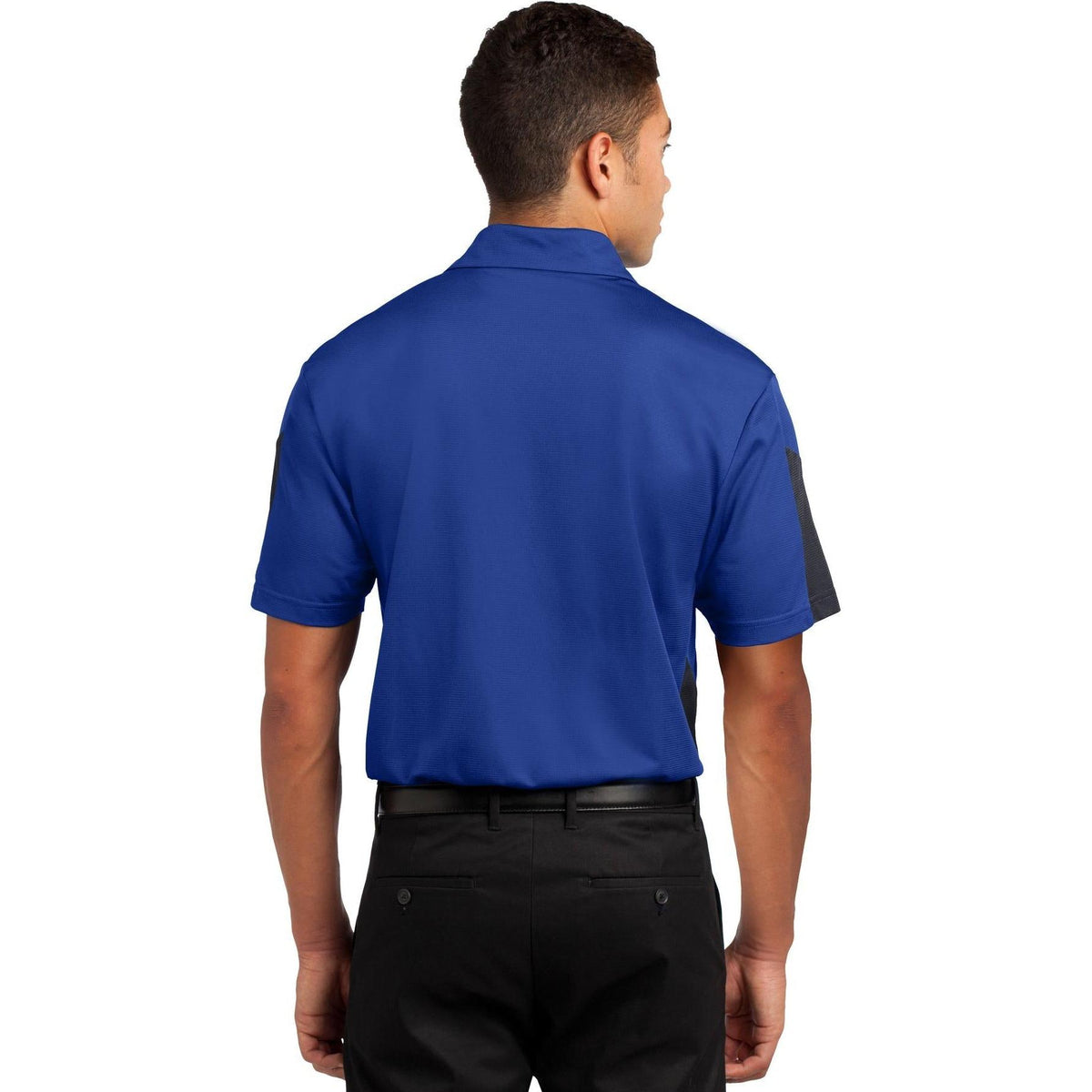 no-logo Sport-Tek PosiCharge Active Textured Colorblock Polo-Regular-Sport-Tek-Thread Logic