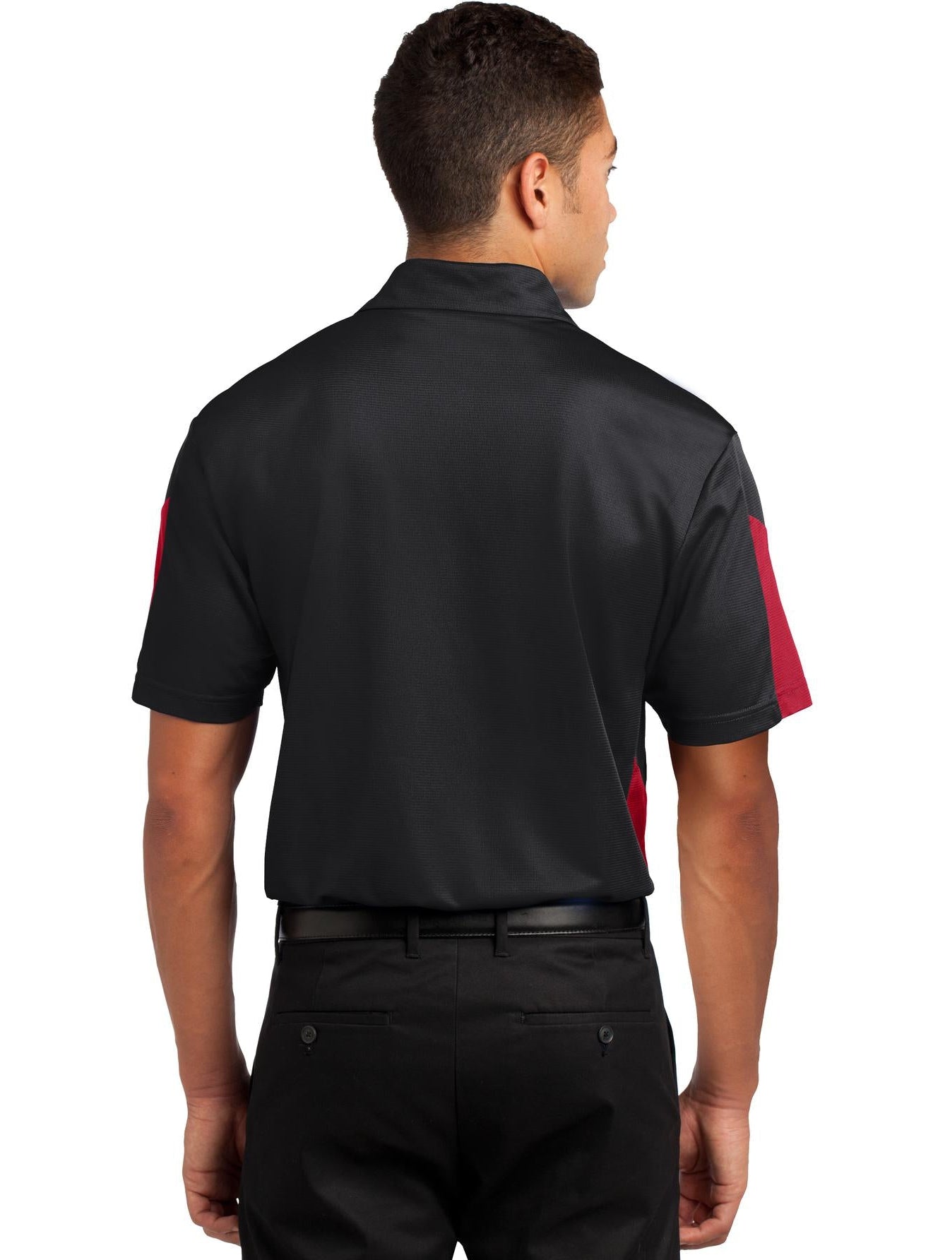 no-logo Sport-Tek PosiCharge Active Textured Colorblock Polo-Regular-Sport-Tek-Thread Logic