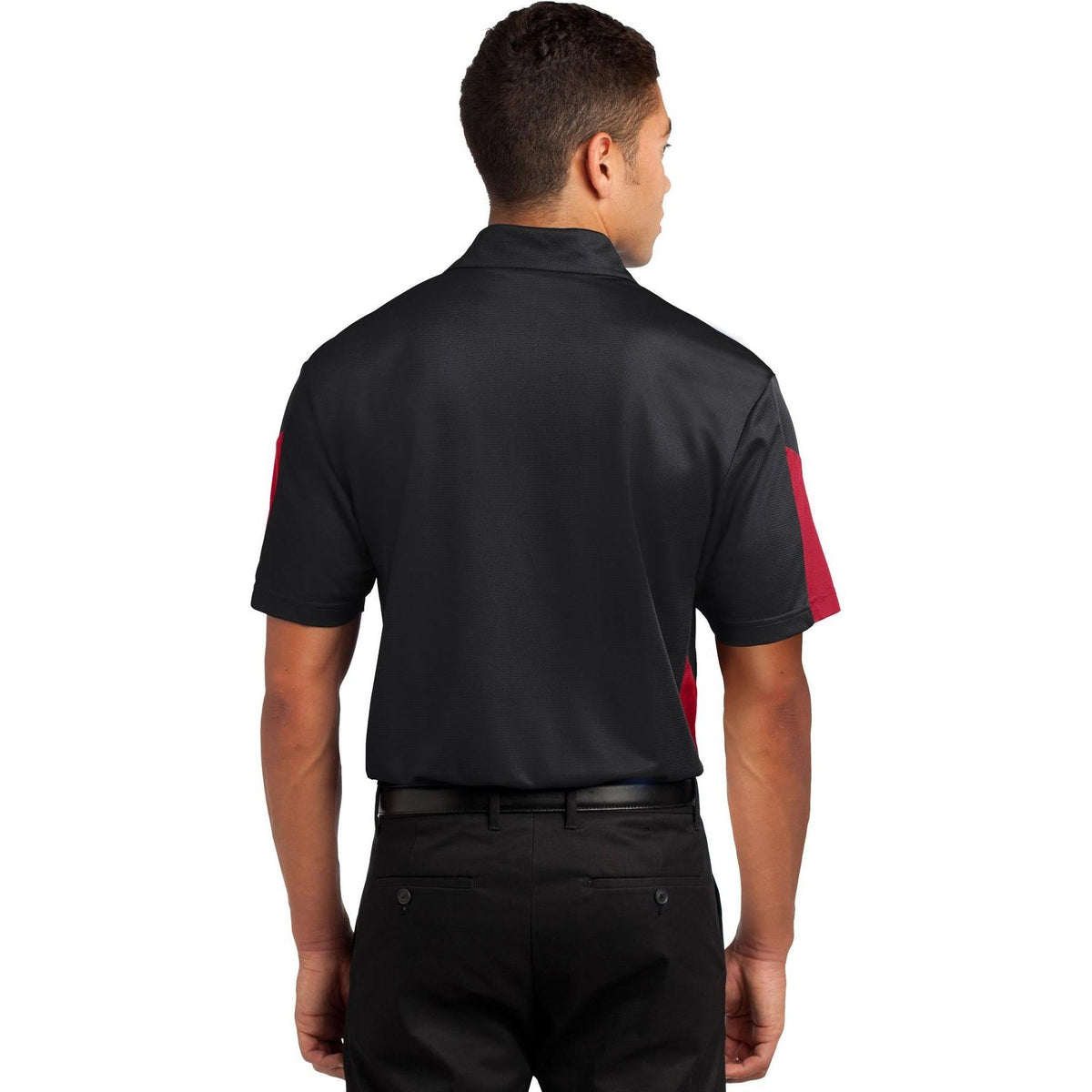 no-logo Sport-Tek PosiCharge Active Textured Colorblock Polo-Regular-Sport-Tek-Thread Logic