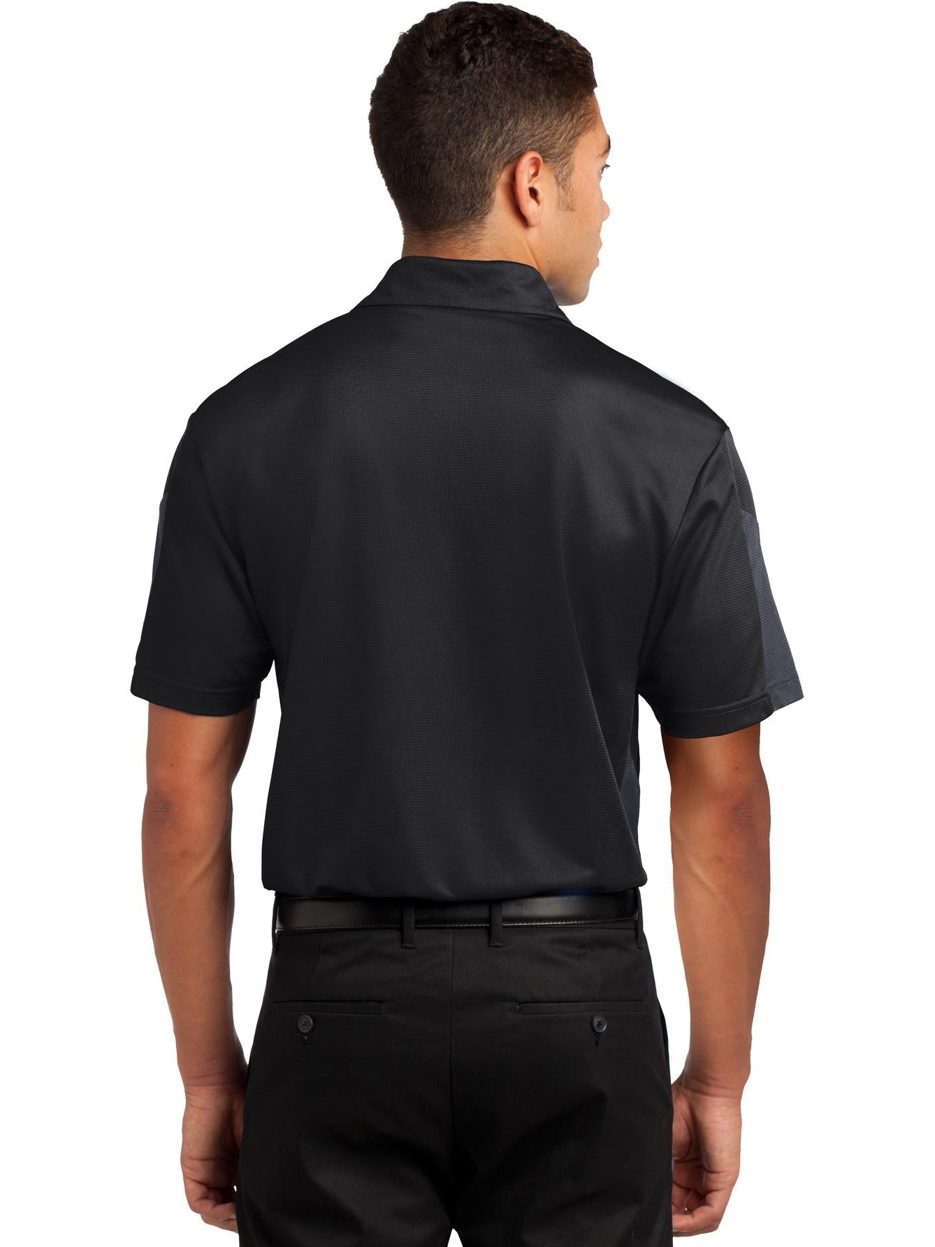 no-logo Sport-Tek PosiCharge Active Textured Colorblock Polo-Regular-Sport-Tek-Thread Logic